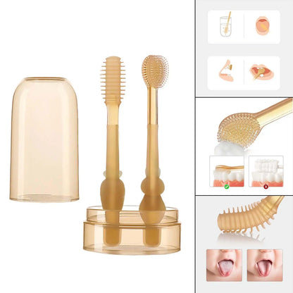 Baby Toothbrush Set - Gentle Soft Oral Care Kit