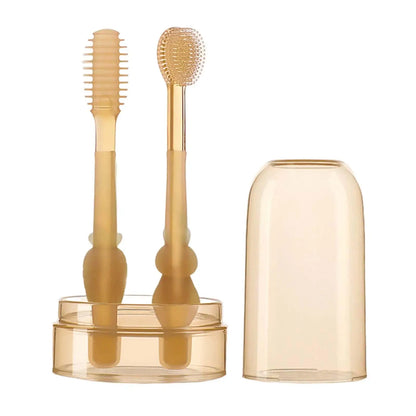Baby Toothbrush Set - Gentle Soft Oral Care Kit