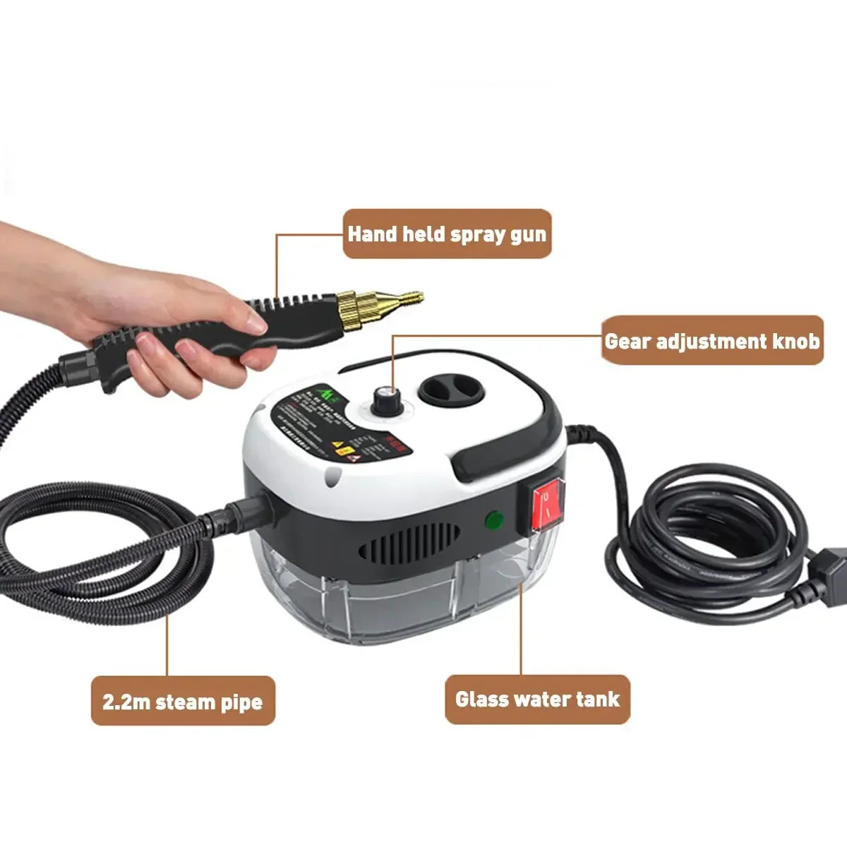 Heavy Duty Steam Power Cleaner for Home and Floors