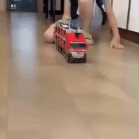 Fast Racing Truck Toy with Track and Cars Set