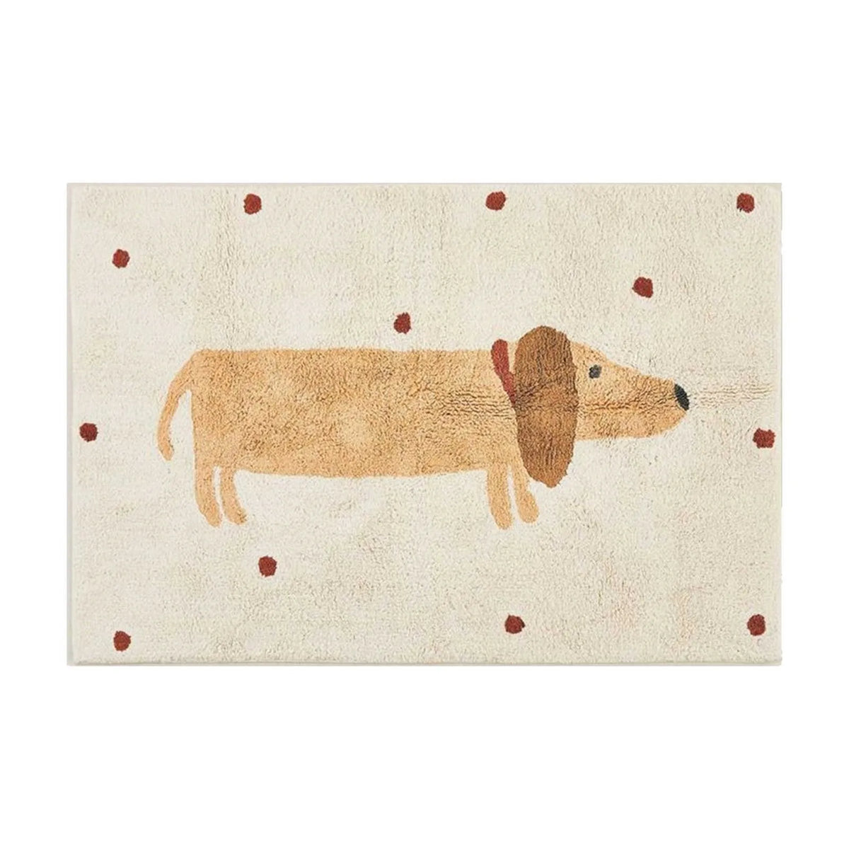 Plush Kids Rug with Cute Dog Design - Yeezlab