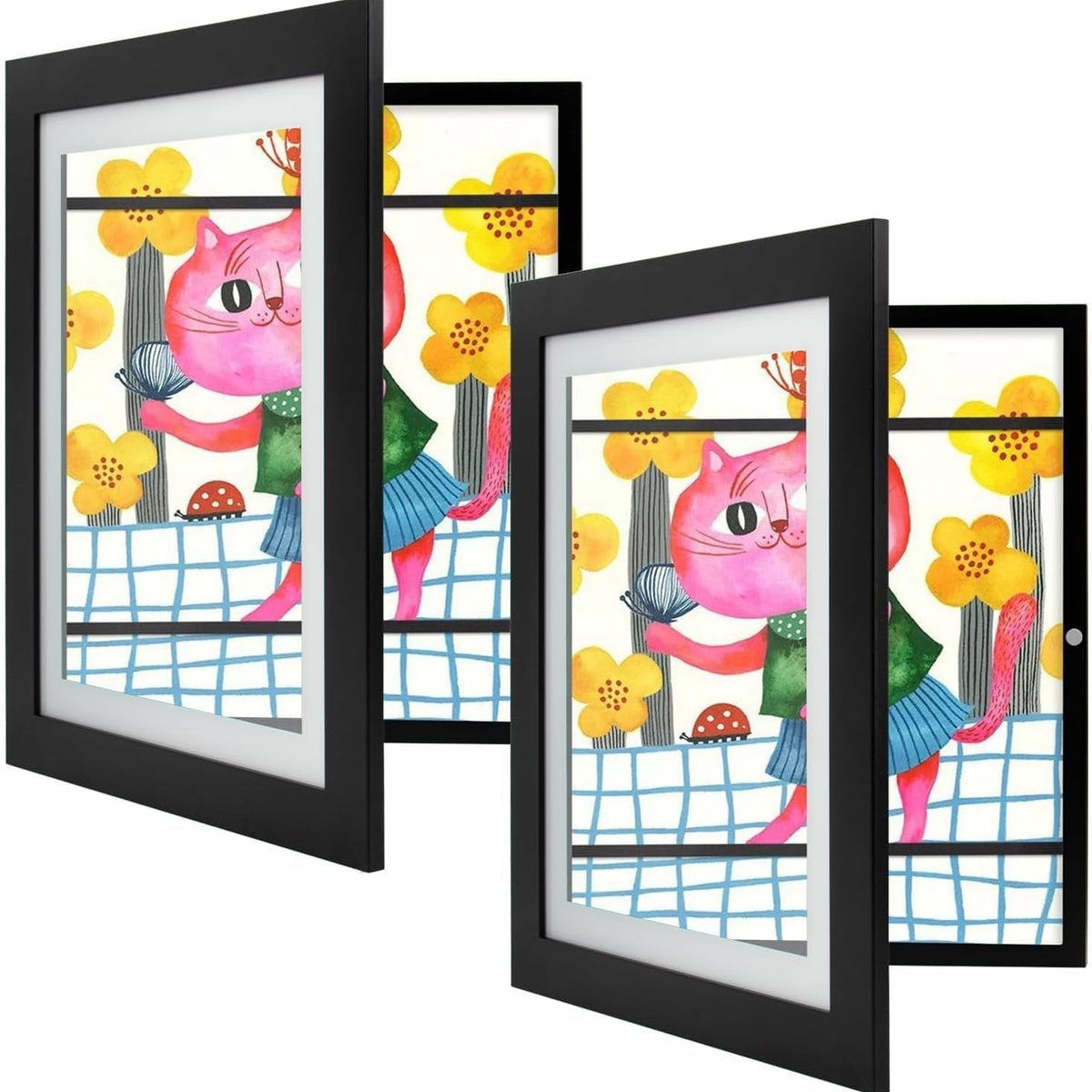 Colorful Kids Art Magnetic Picture Frame