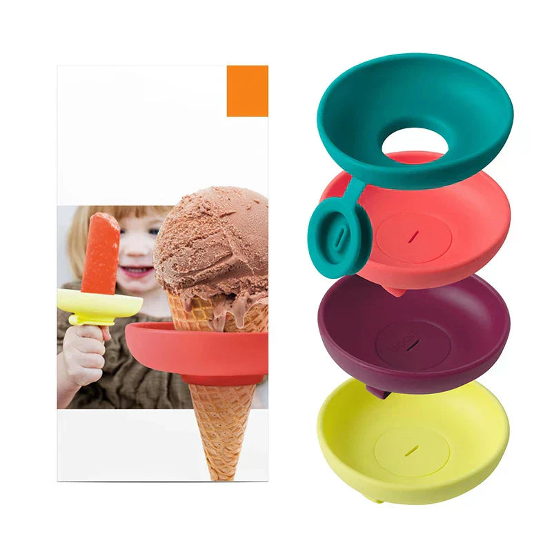 Fun Silicone Ice Cream Cone Holder for Kids
