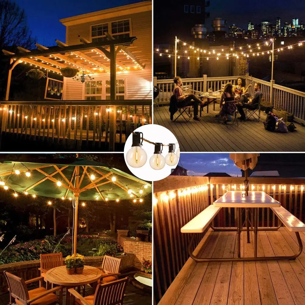 Outdoor LED Solar String Lights Premium - Yeezlab