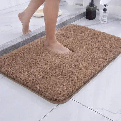 Soft Anti-Slip Bath Mat Fast Drying Microfiber 50x80cm