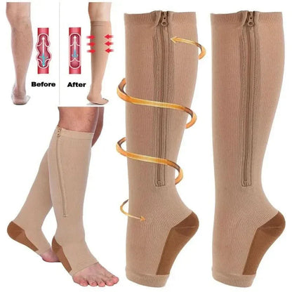 Arch Support Socks with Zip for Comfort Relief