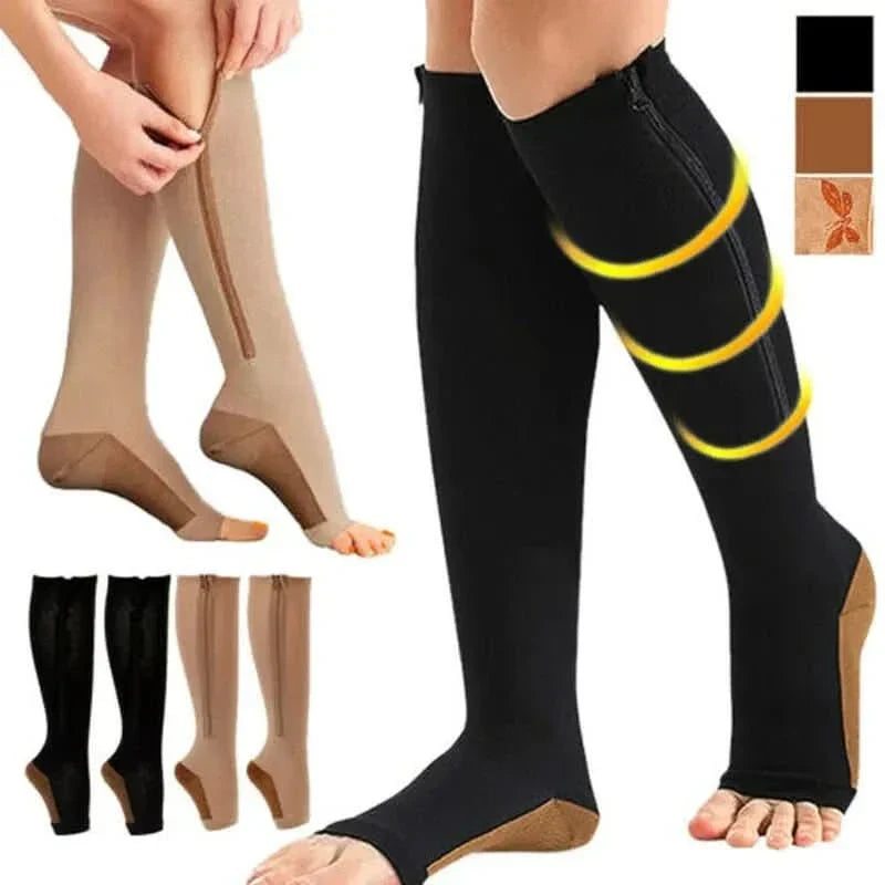 Arch Support Socks with Zip for Comfort Relief