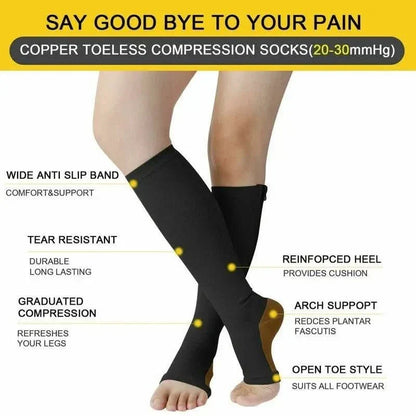 Arch Support Socks with Zip for Comfort Relief