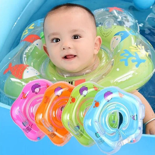 Soft Baby Swim Neck Float - Infant Pool Safety Ring - Yeezlab