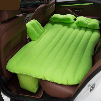 Portable car air bed mattress for back seat travel