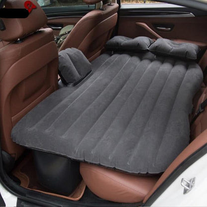 Portable car air bed mattress for back seat travel