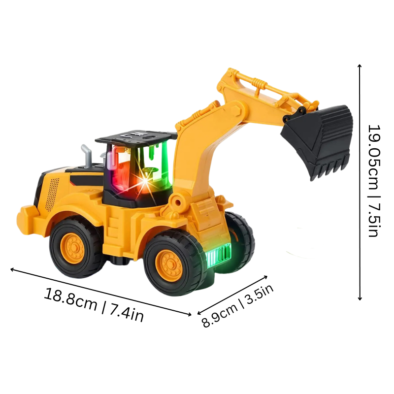 Fun Kids Construction Truck with Lights and Sounds