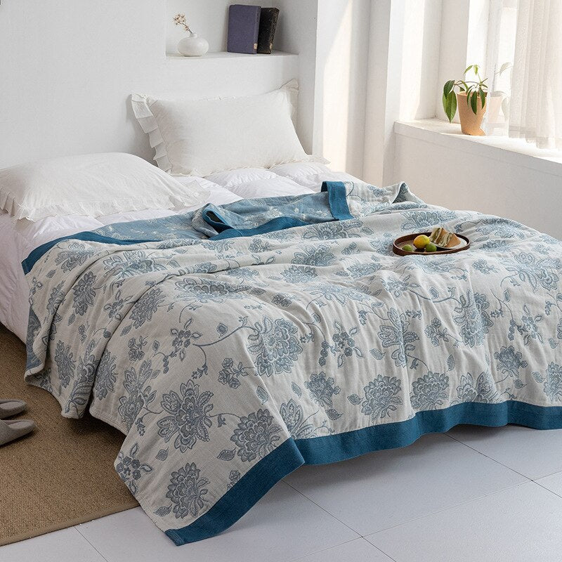 Traditional Japanese Plush Blanket