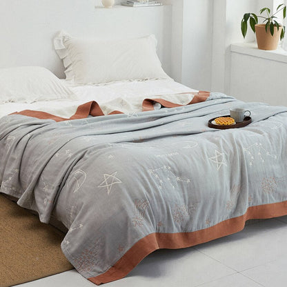 Traditional Japanese Plush Blanket