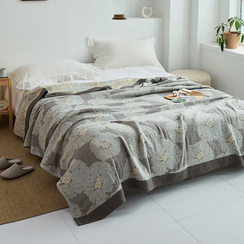 Traditional Japanese Plush Blanket