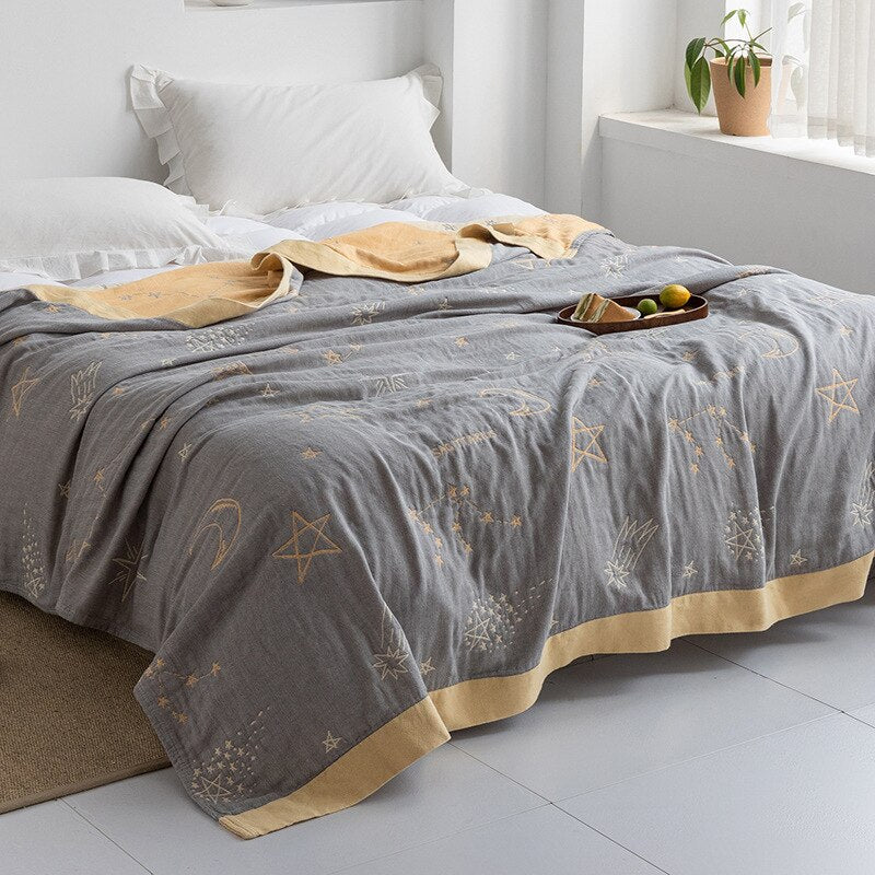Traditional Japanese Plush Blanket