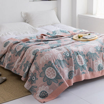 Traditional Japanese Plush Blanket