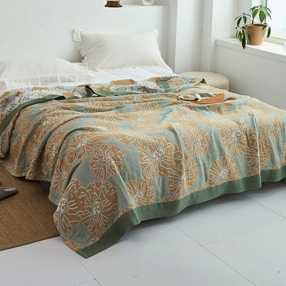 Traditional Japanese Plush Blanket