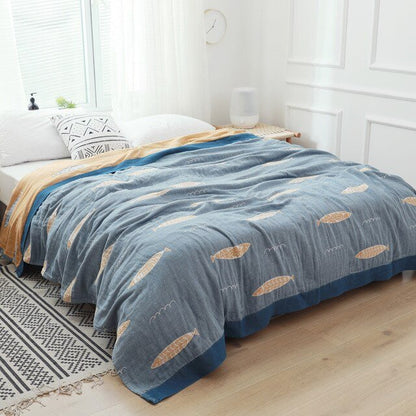 Traditional Japanese Plush Blanket