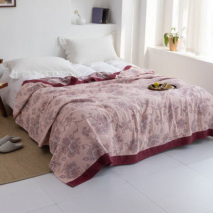 Traditional Japanese Plush Blanket