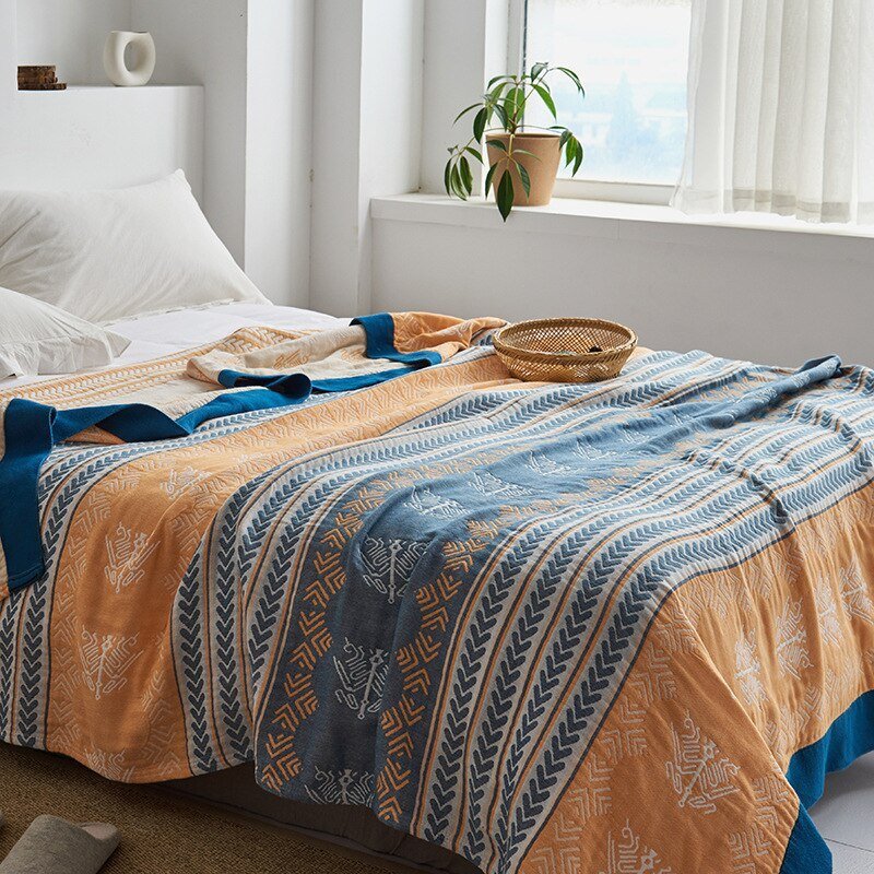 Traditional Japanese Plush Blanket
