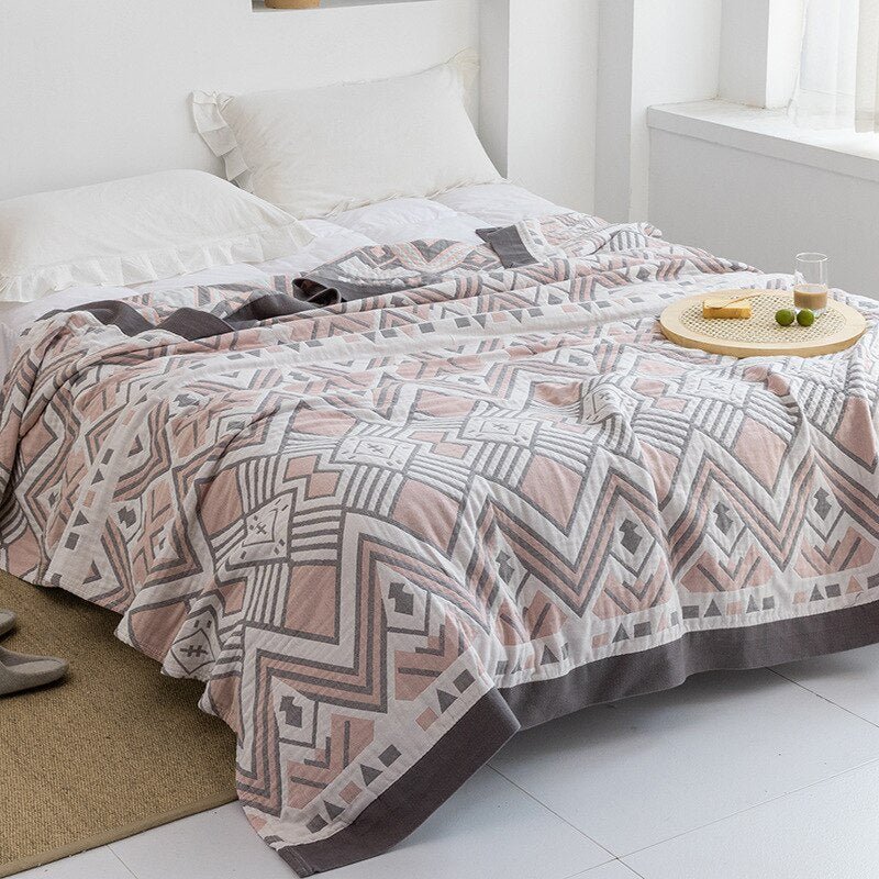 Traditional Japanese Plush Blanket