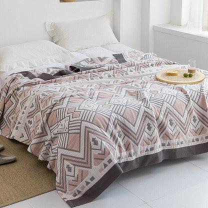 Traditional Japanese Plush Blanket