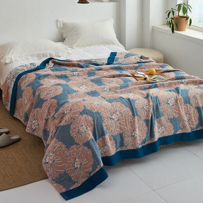 Traditional Japanese Plush Blanket