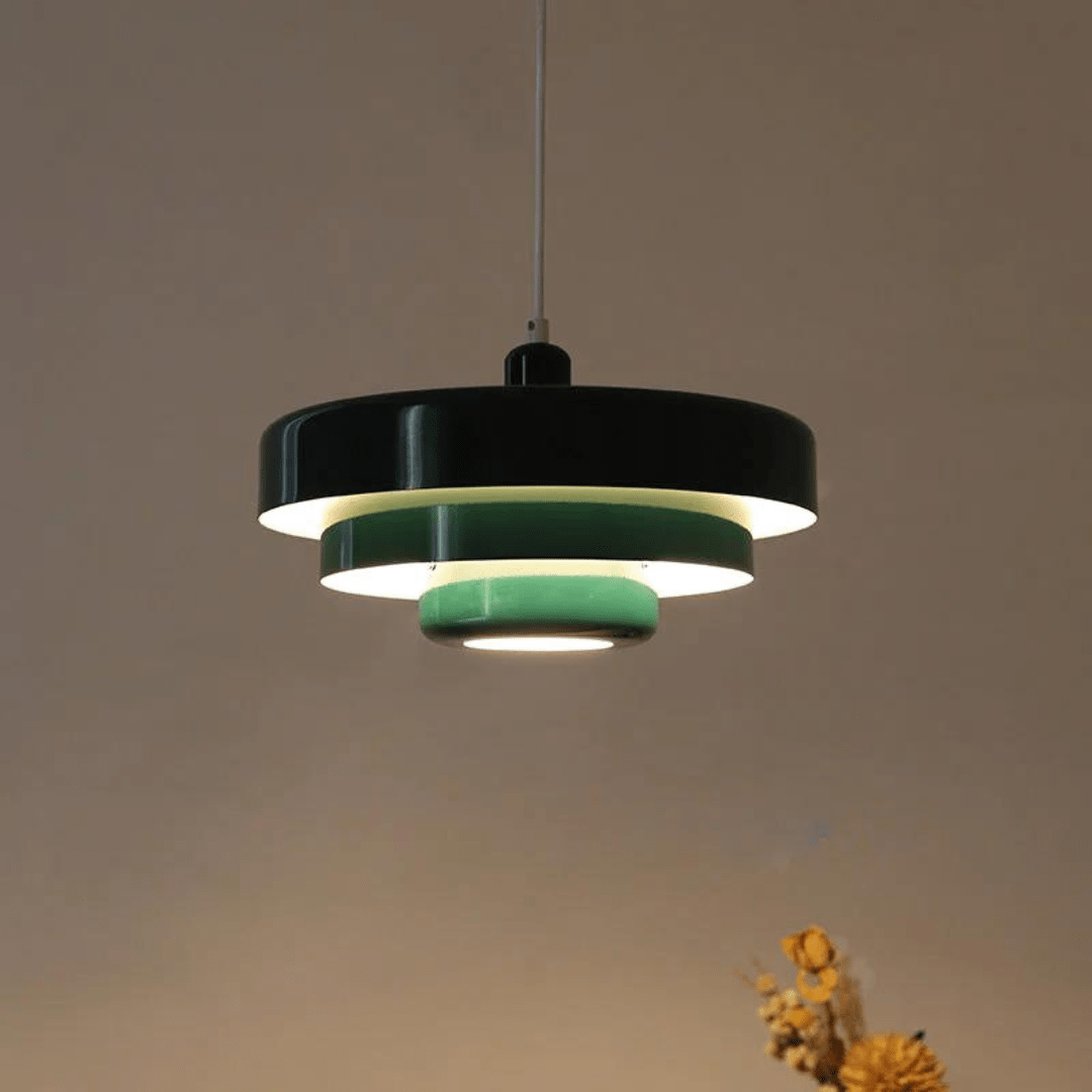 Stylish 3-Tier Pendant Light in Pastel Shades