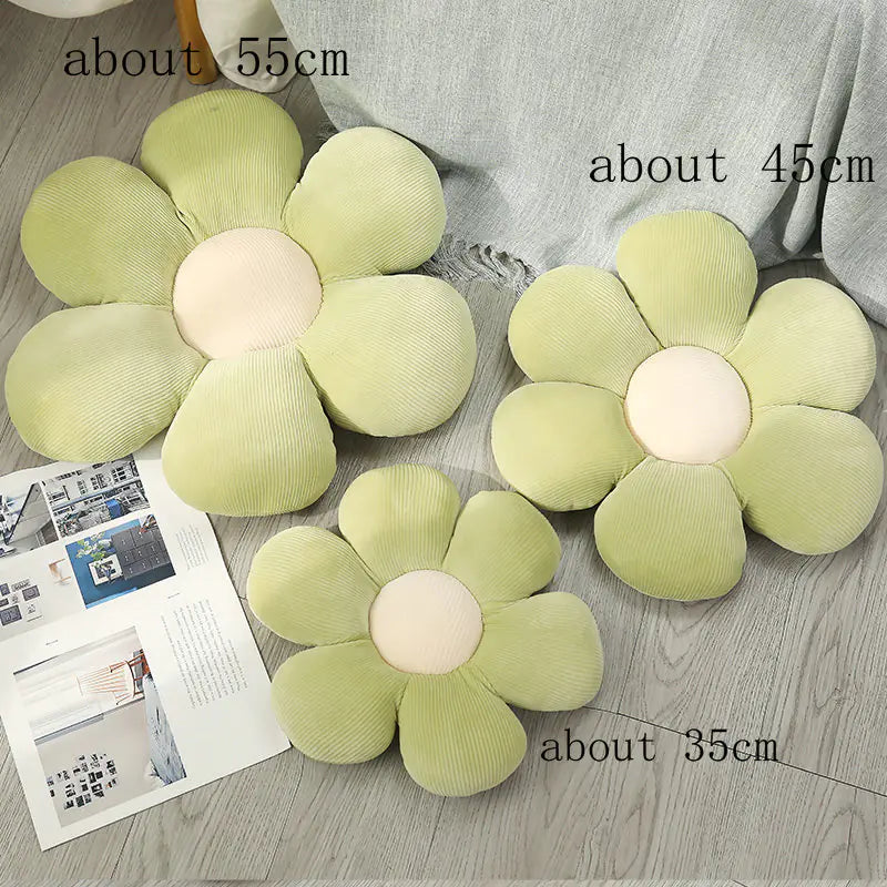 Soft Floral Pattern Seat Cushion