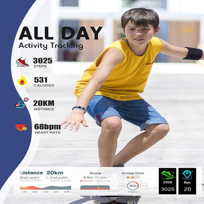 Kids GPS Fitness Watch - Smart Activity Tracker