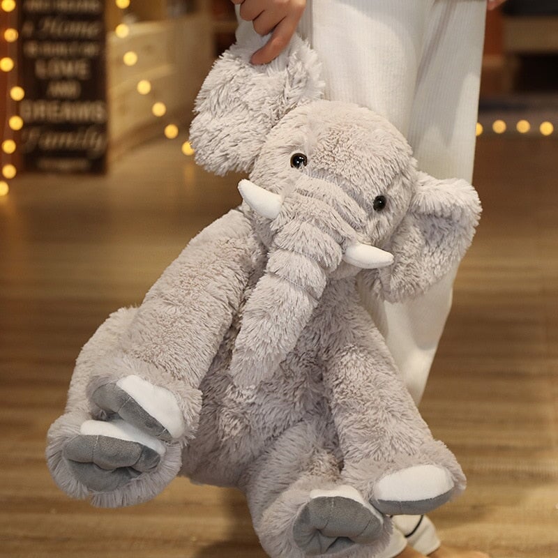 Soft Plush Elephant Toy Set