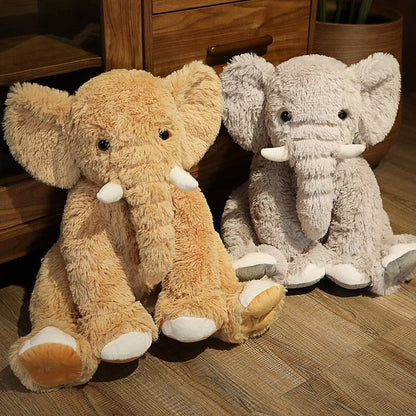 Soft Plush Elephant Toy Set