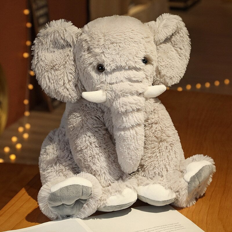 Soft Plush Elephant Toy Set
