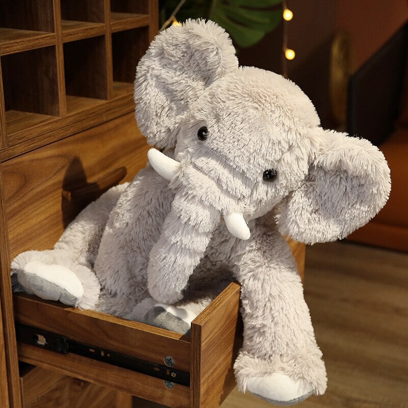 Soft Plush Elephant Toy Set
