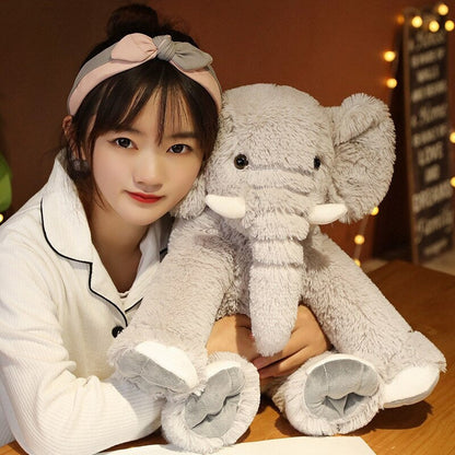 Soft Plush Elephant Toy Set