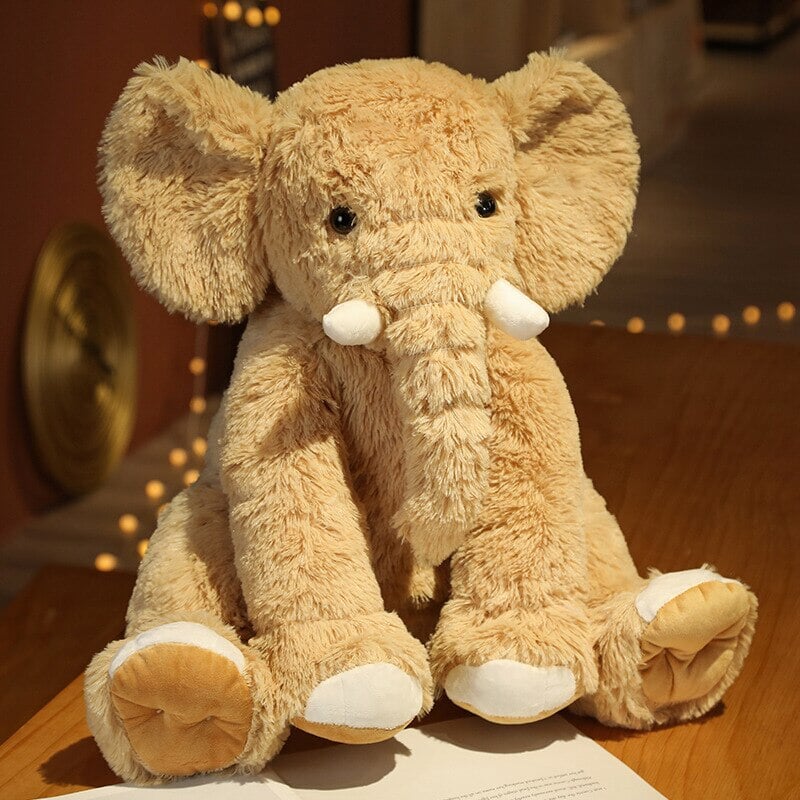Soft Plush Elephant Toy Set