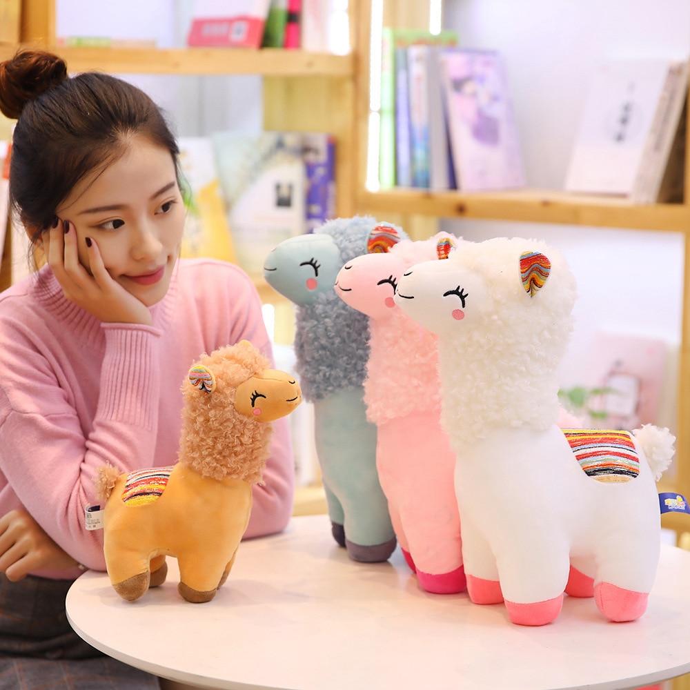 Soft Alpaca Plush Figures