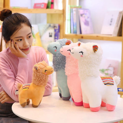 Soft Alpaca Plush Figures
