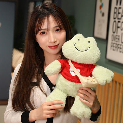 Cute Happy Frog Stuffed Animal Toy