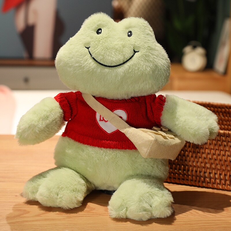 Cute Happy Frog Stuffed Animal Toy
