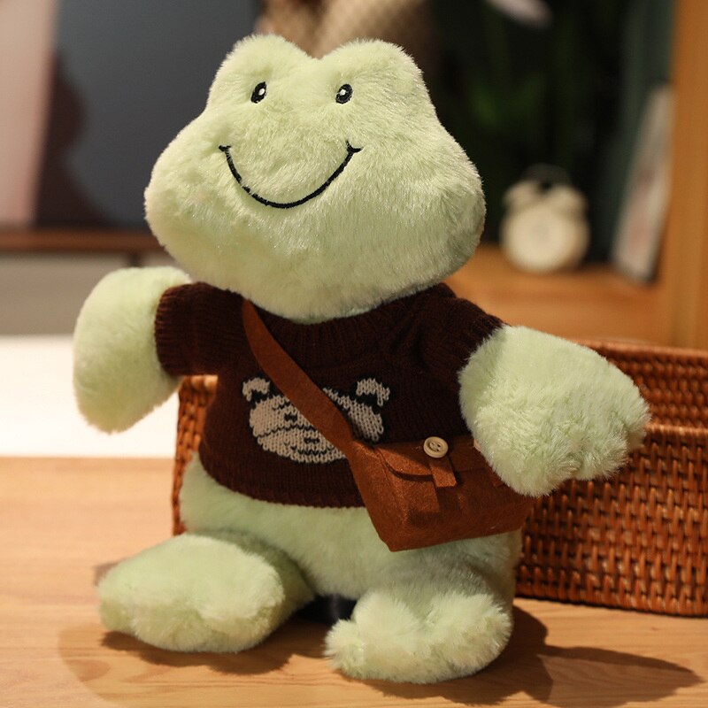 Cute Happy Frog Stuffed Animal Toy