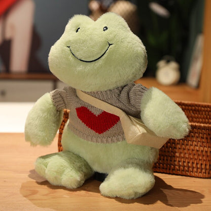 Cute Happy Frog Stuffed Animal Toy