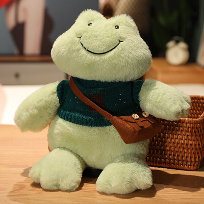 Cute Happy Frog Stuffed Animal Toy