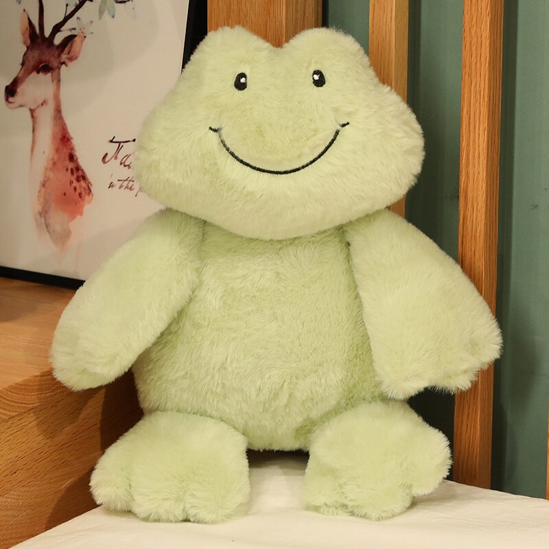 Cute Happy Frog Stuffed Animal Toy - Yeezlab