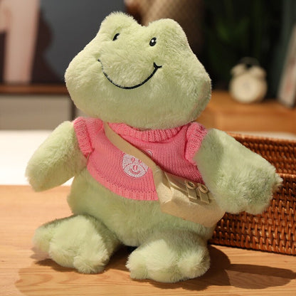 Cute Happy Frog Stuffed Animal Toy