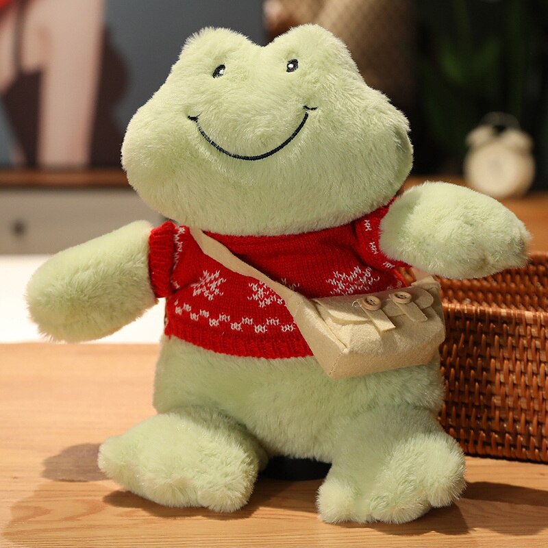 Cute Happy Frog Stuffed Animal Toy