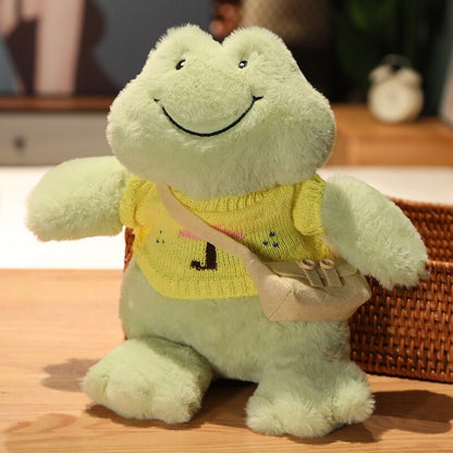 Cute Happy Frog Stuffed Animal Toy