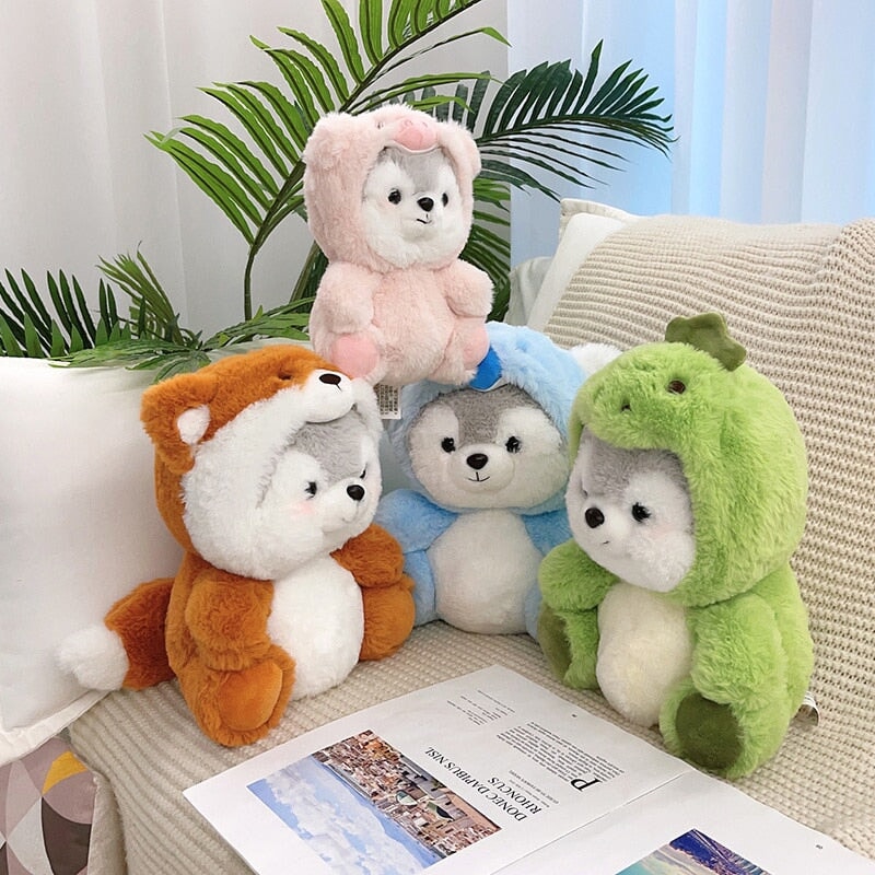 Cuddly Husky Teddy Plush Toys