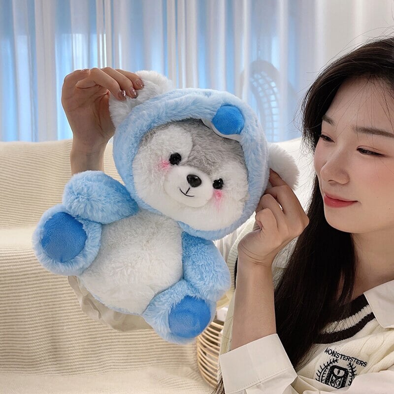 Cuddly Husky Teddy Plush Toys